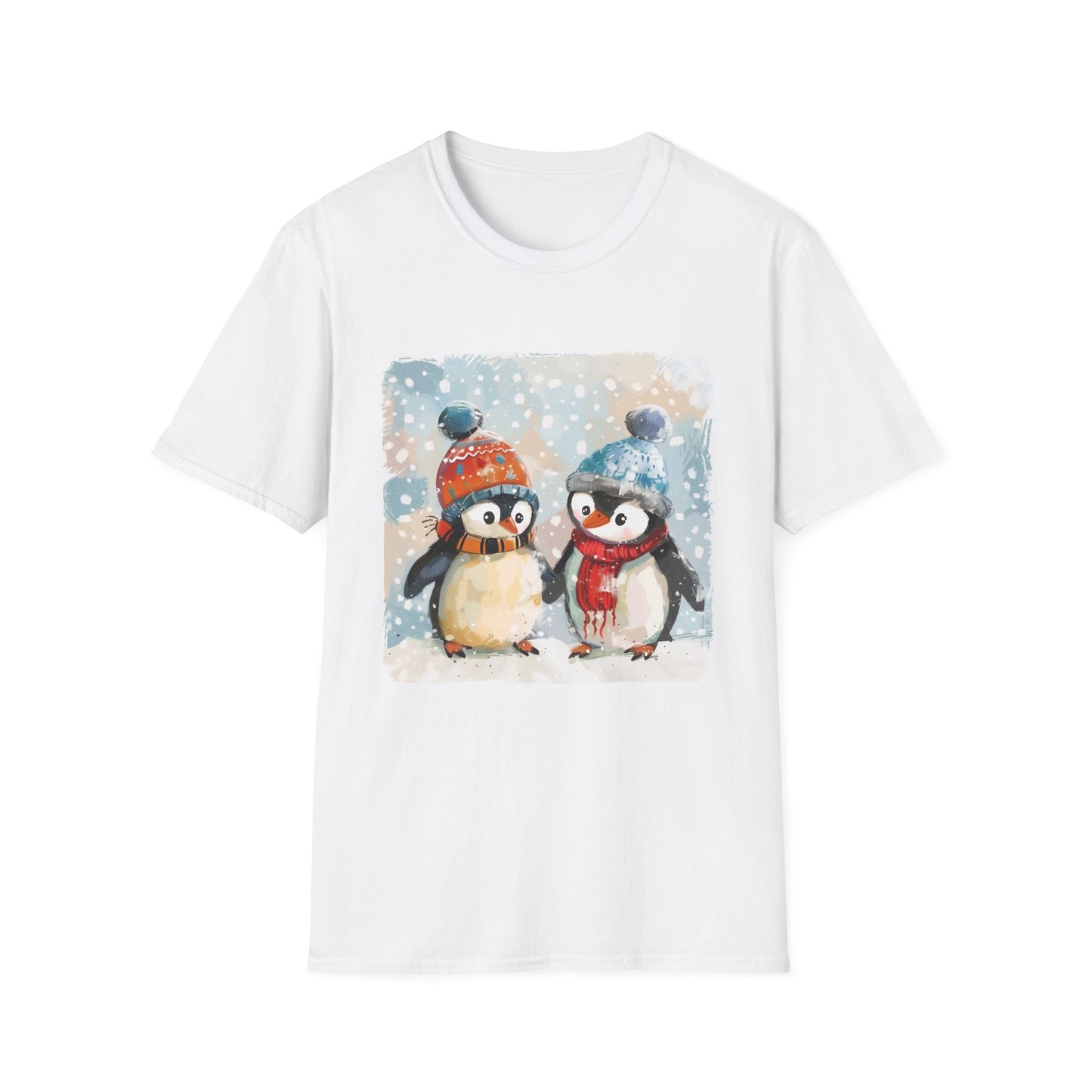 Waddle in Style: Penguins with Winter Flair