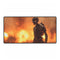 K-2SO Droid Standing on Battlefield — XL & XXL Desk Mat — Full Top-Down Artwork View