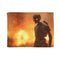 2so Standing Defiant in Battlefield, — Plush Fleece Throw Blanket — Full Spread Plush Fleece Artwork View