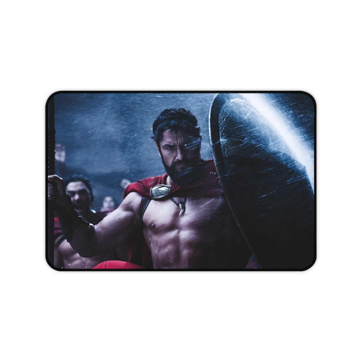 "300 Spartans Leonidas Desk Mat: Conquer Your Workspace in Style!"