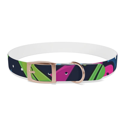 Neon Urban Graffiti Dog Collar