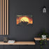 Rising Sun Behind a Shattered Planet — Canvas Wall Art — Product Detail View 8