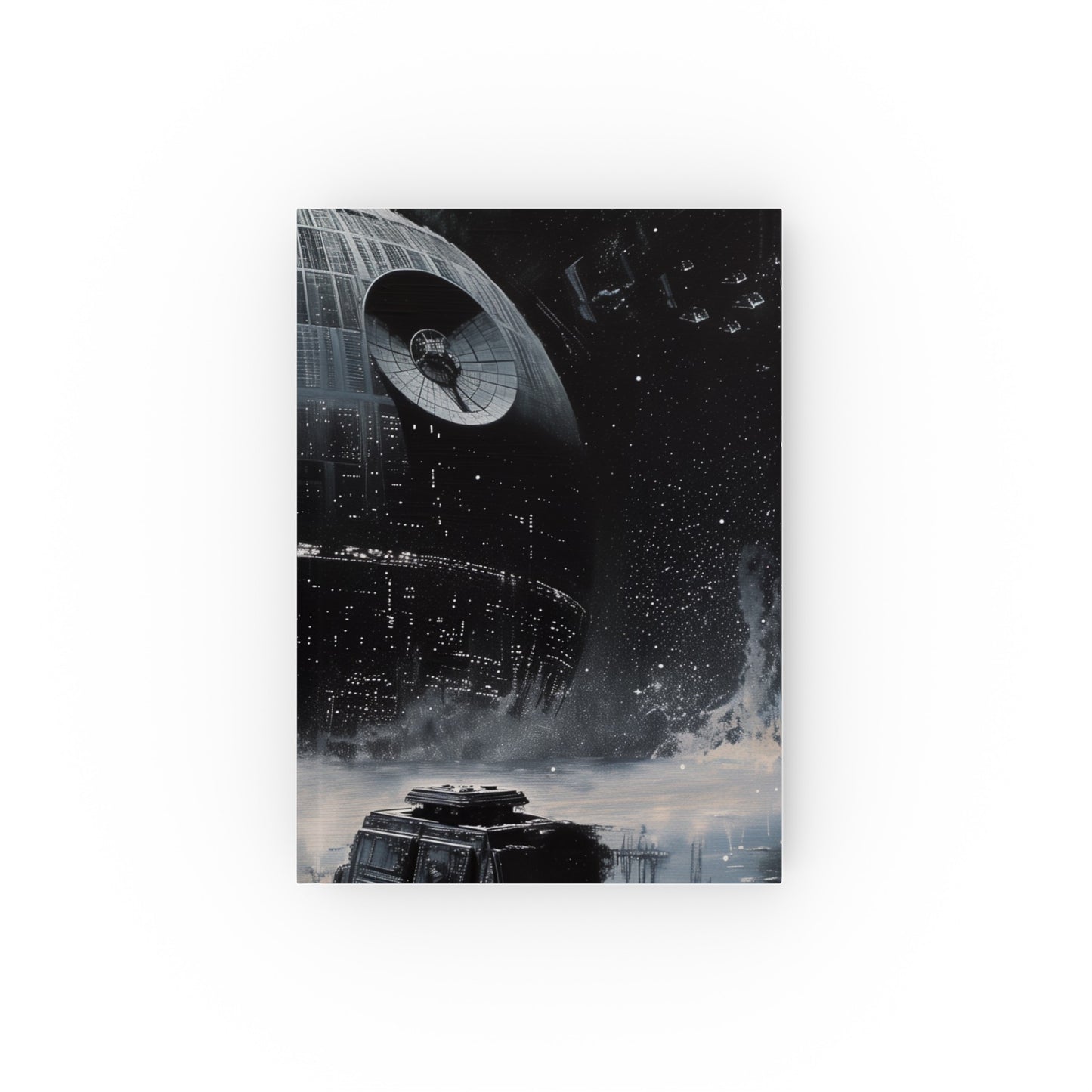 "Death Star Diaries: Galactic Empire Journal - High-quality, stylish gift for dark side enthusiasts"