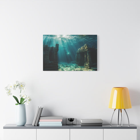 Sunken City Awakening with Energy (Edition II) — Canvas Wall Art — Product Detail View 7
