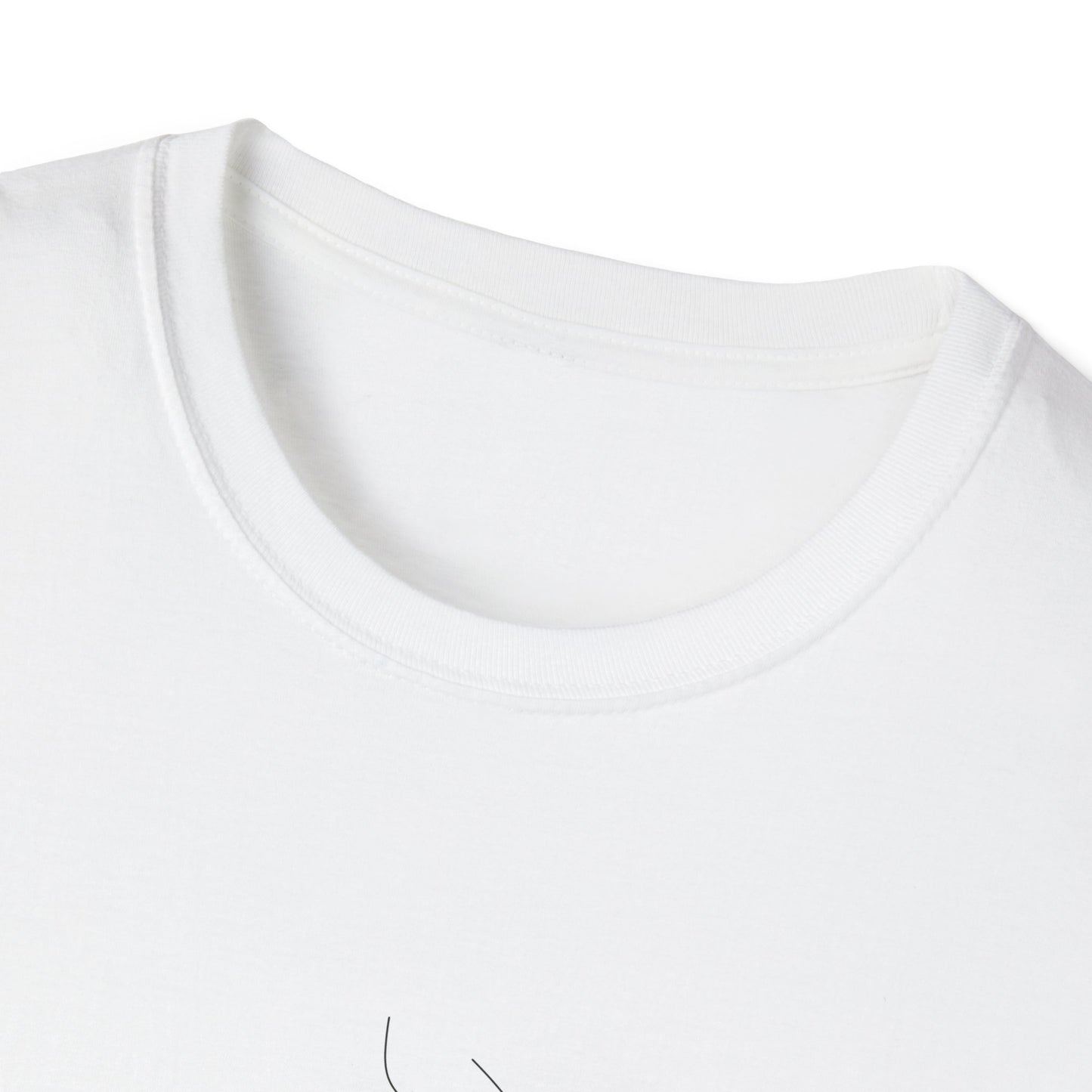 One Line Story: Minimalist Face Art T-Shirt