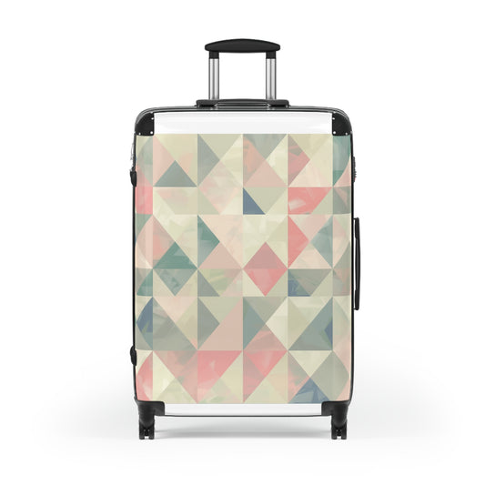 Precisely Pastel Geometrics Suitcase | Bags | Accessories, Bags, Travel, Travel Accessories | Prints with Passion