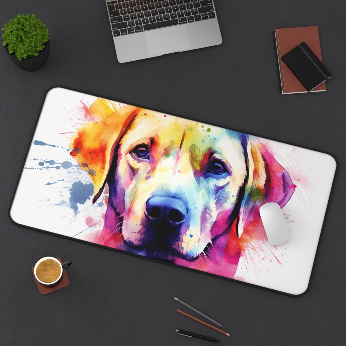 Labrador Love Desk Mat | Desk Mat | Accessories, Back-to-School, Desk, Fall Bestsellers, Home & Living, Mouse pad, Mouse Pads, Mousepad, Seasonal Picks, Stationery, TikTok | Prints with Passion