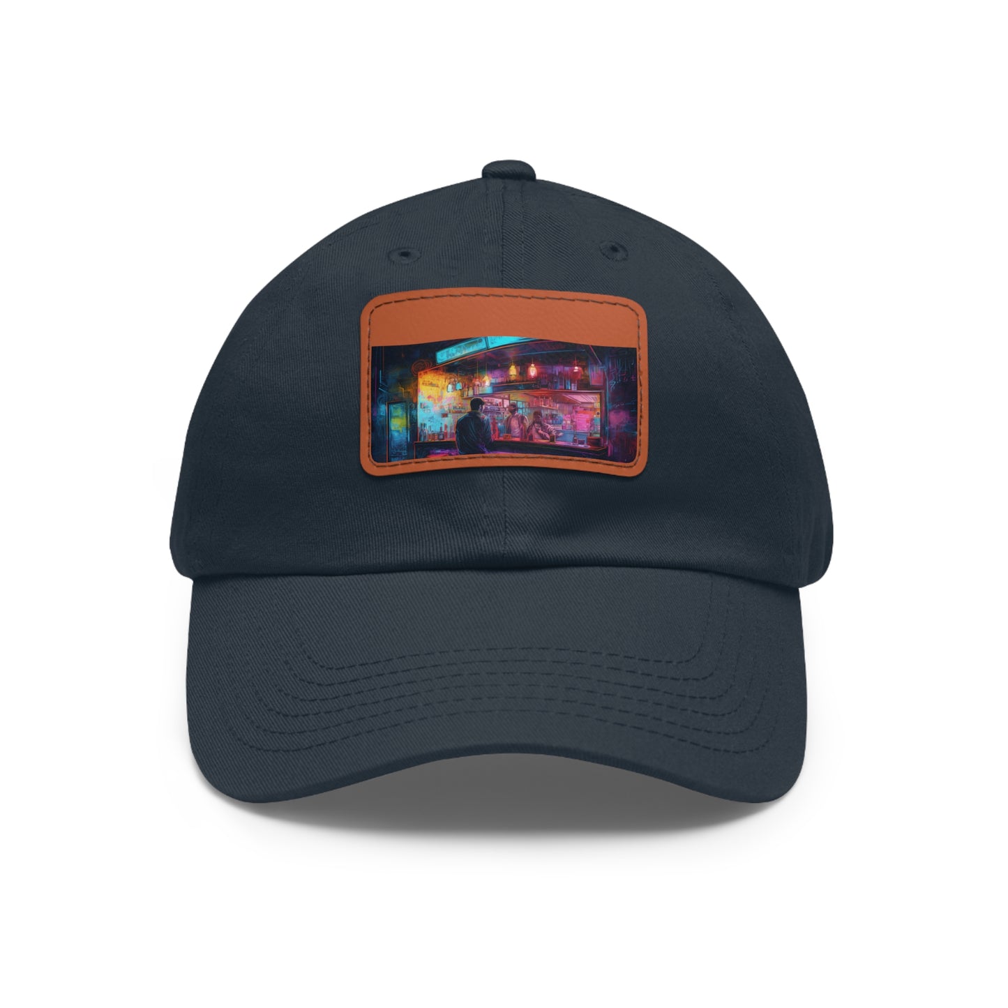 Neon Watercolor Splash Baseball Cap