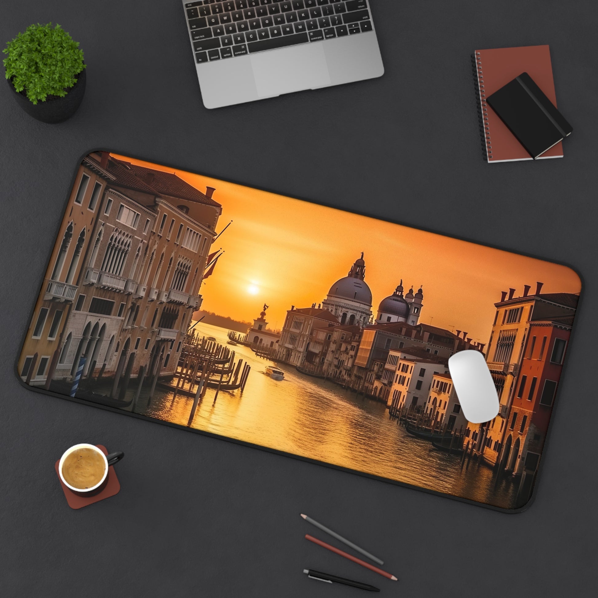 Venice Italy Desk Mat | Desk Mat | Accessories, Back-to-School, Desk, Fall Bestsellers, Home & Living, Mouse pad, Mouse Pads, Mousepad, Seasonal Picks, Stationery, TikTok | Prints with Passion