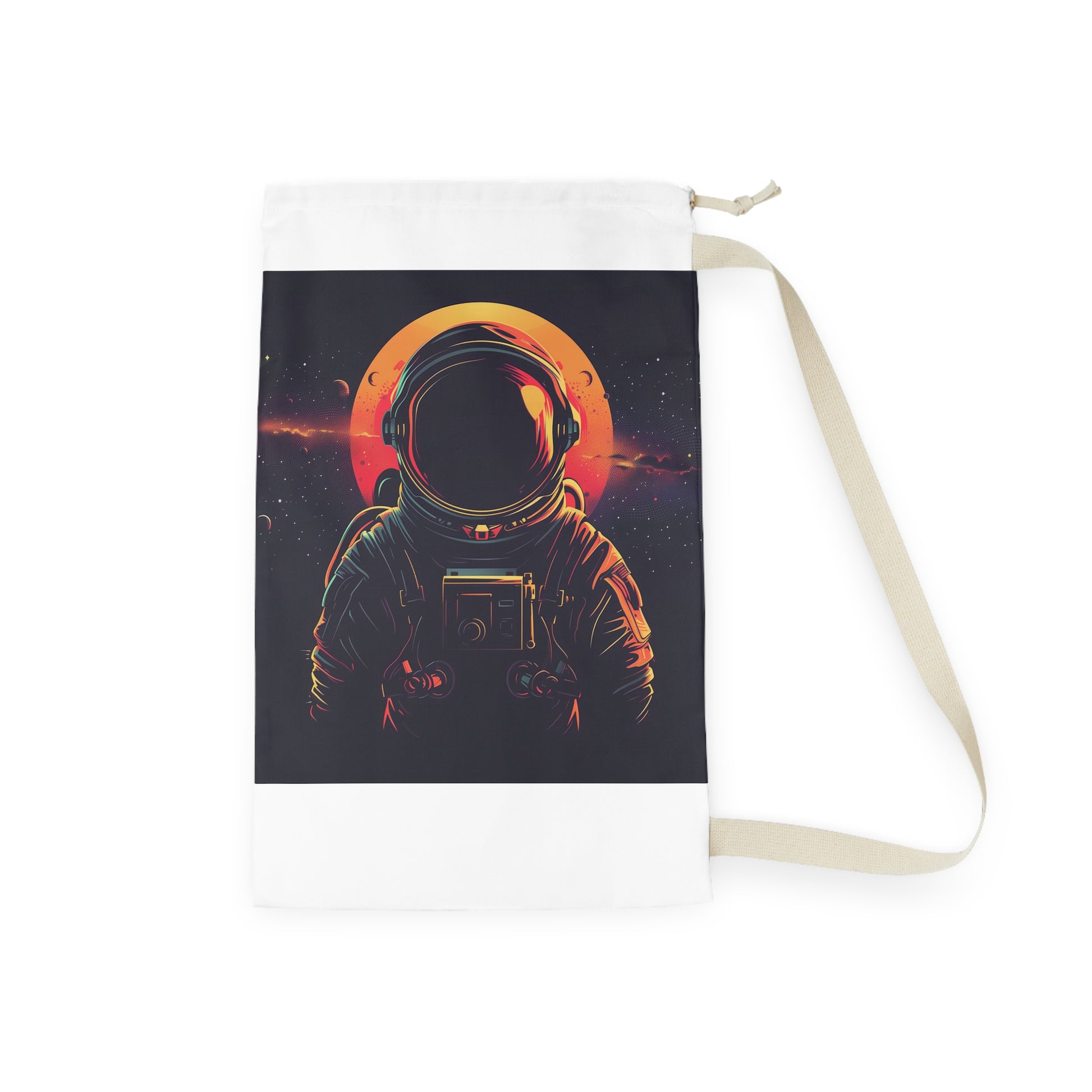 Space Cadet Laundry Bag - Astronaut-approved laundry bag for out-of-this-world organization.