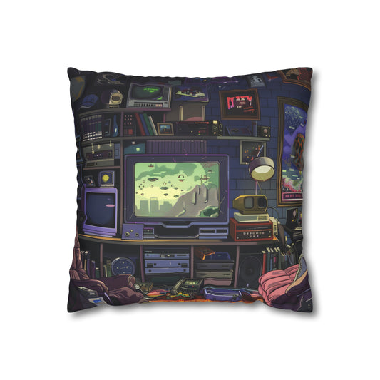 Retro Gamer Pillowcase | Pillow Cases | All Over Print, AOP, Bed, Bedding, Home & Living, Indoor, Pillow Case, Pillow Covers, Pillows & Covers, Sublimation | Prints with Passion