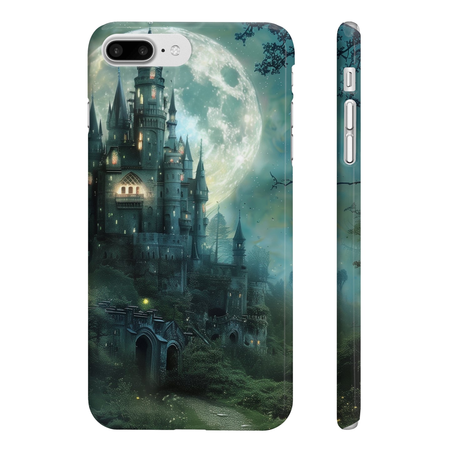 Moonlit Castle: Fantasy Forest Phone Case