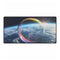 Surreal Dream Bubble Drifting Over Earth — XL & XXL Desk Mat — Full Top-Down Artwork View