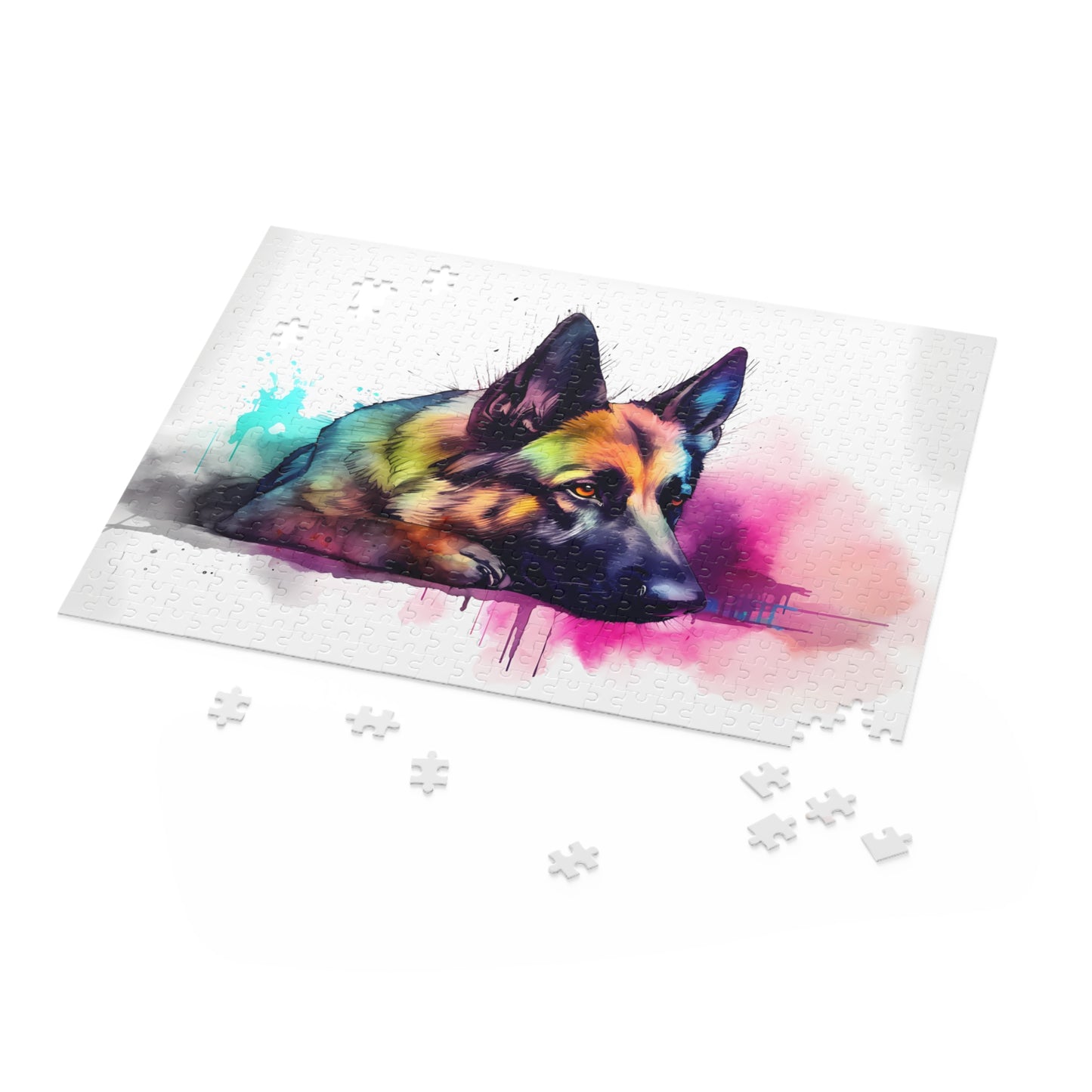 Adorable German Shephard Jigsaw Puzzle