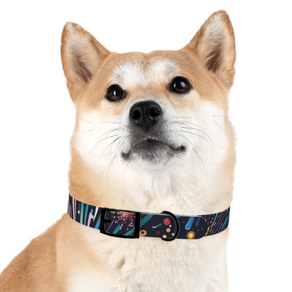 Dazzling Fireworks Dog Collar