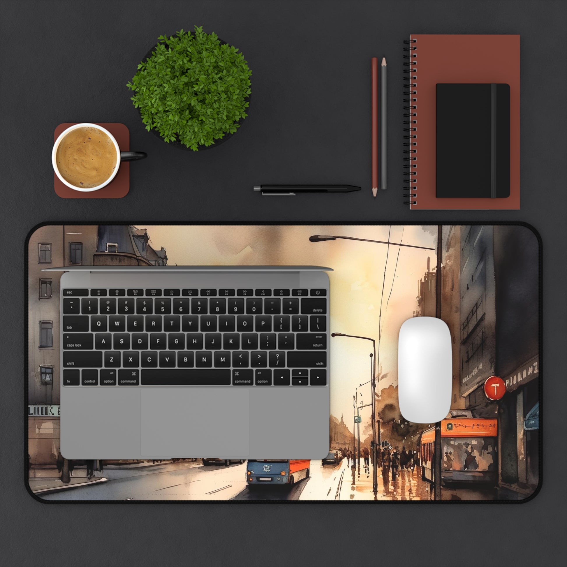 Berlin Sunset Desk Mat - Add style to your workspace with this stunning desk accessory featuring a breathtaking Berlin sunset image.