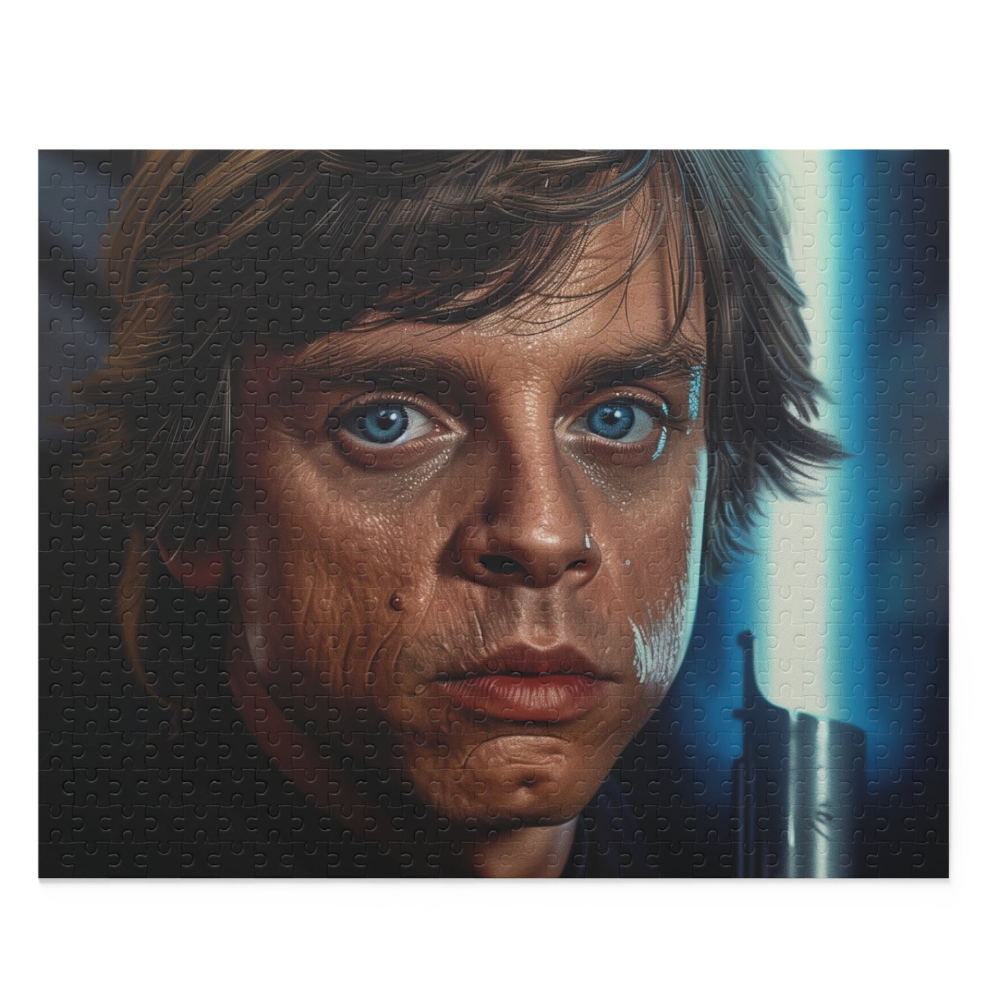 "Luke Skywalker Jedi Puzzle Masterpiece - Star Wars fans will love piecing together this heroic jigsaw challenge!"