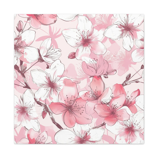 Cherry Blossom Canvas: Beauty in Bloom | Canvas | Art & Wall Decor, Canvas, Fall Picks, Hanging Hardware, Home & Living, Indoor, Top Spring Products, Valentine's Day promotion | Prints with Passion