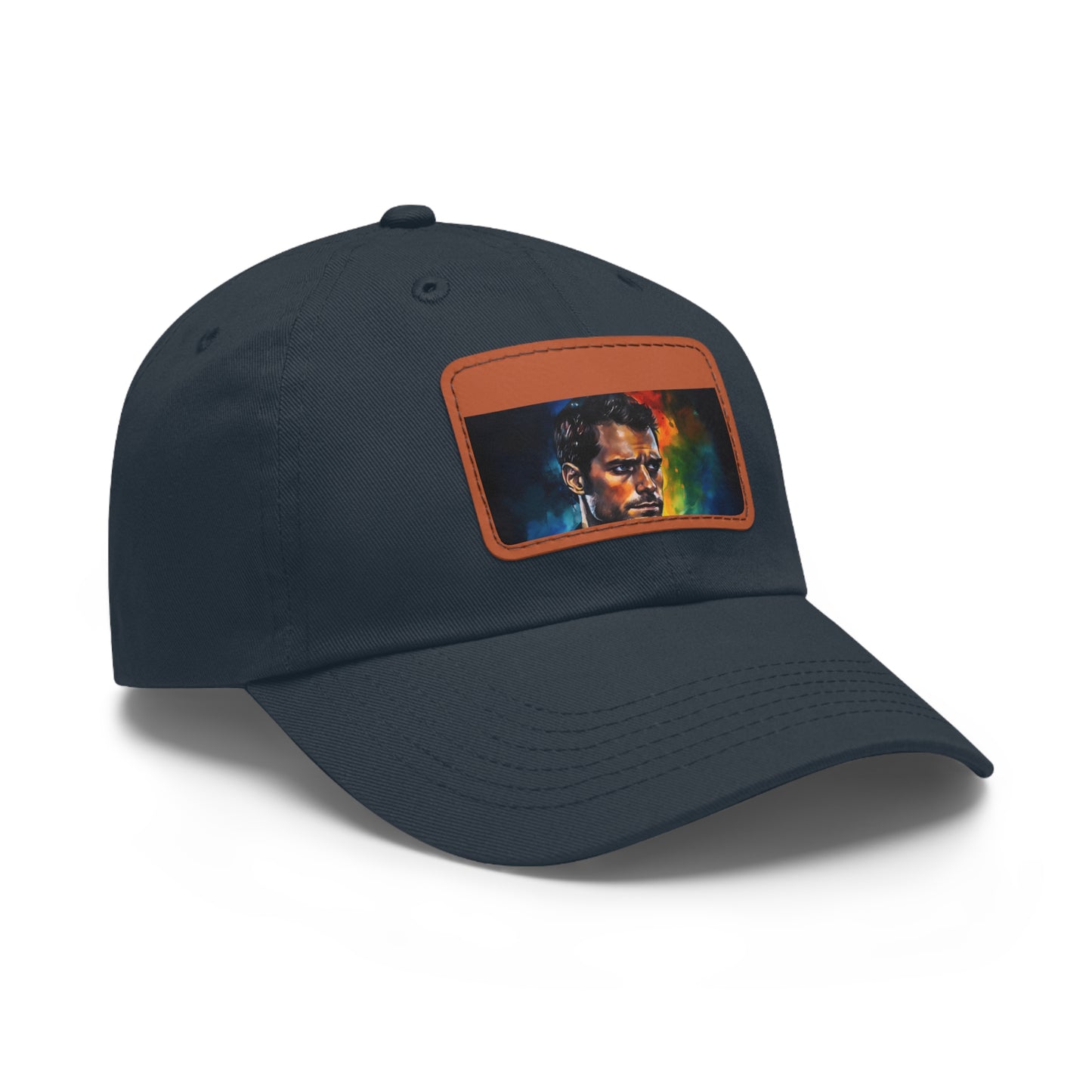 Neon Dreams: Henry Cavill Watercolor Snapback Cap