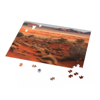 Red Desert Rock Jigsaw Puzzle