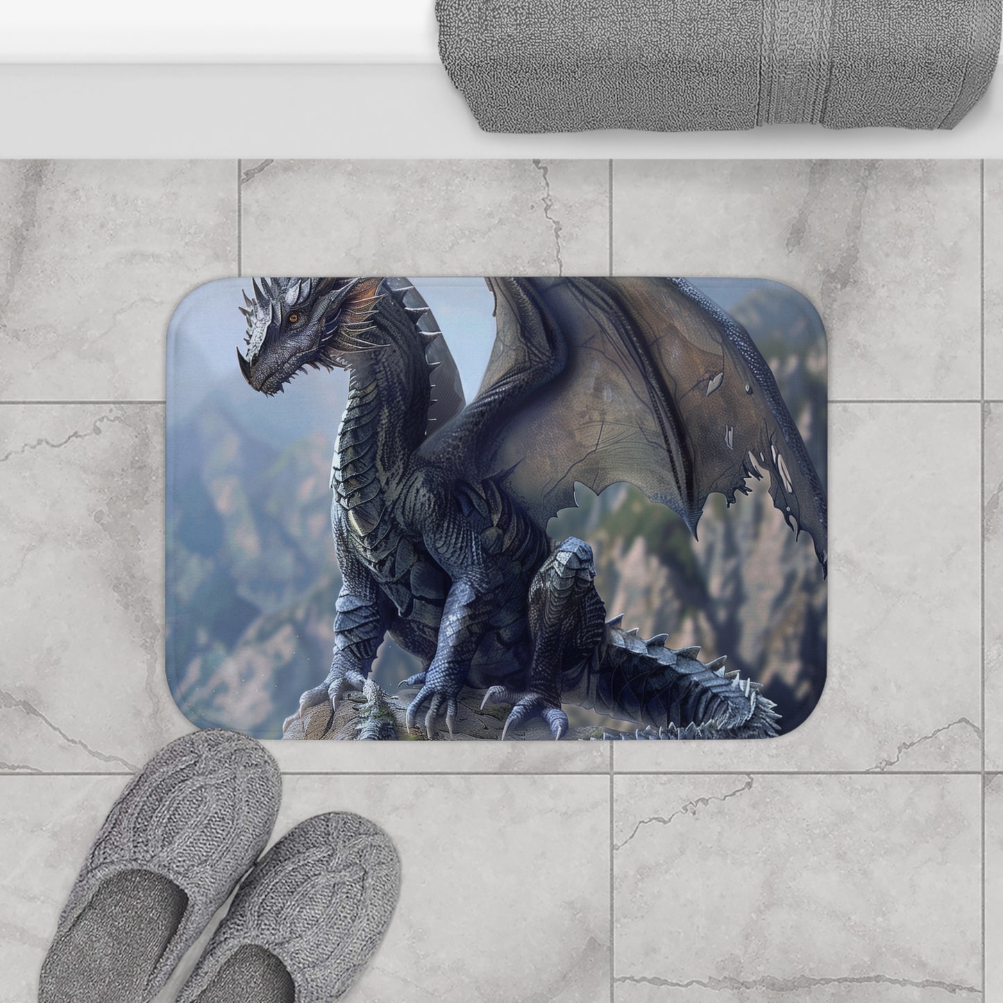 Dragon Fire Bath Mat