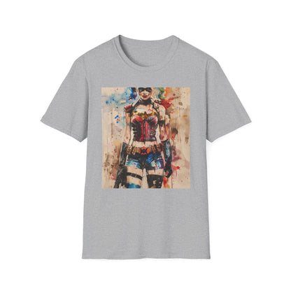 Gotham's Jester: A Harley Quinn T-Shirt