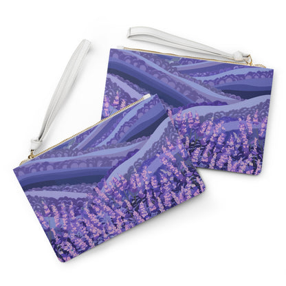 Lavender Fields Clutch Bag