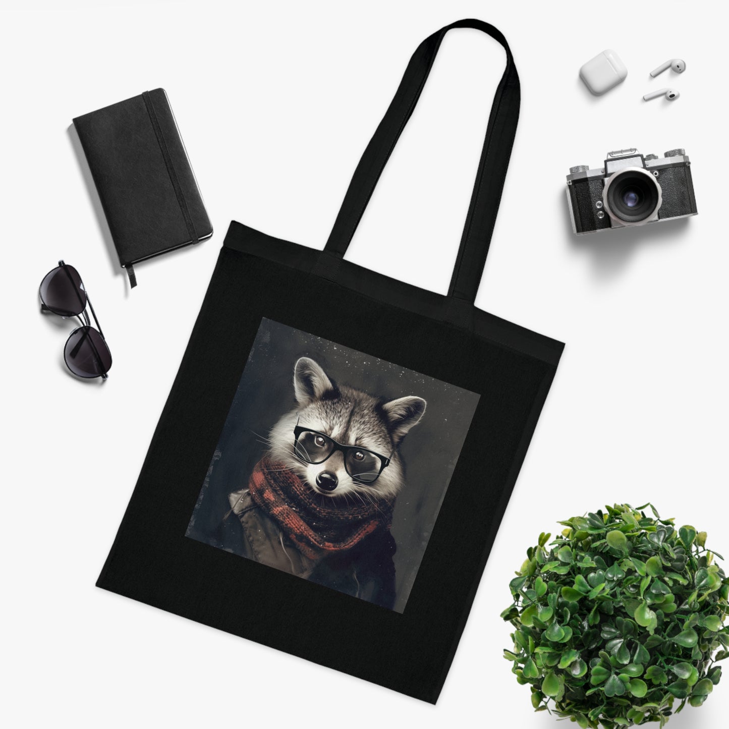 Rascally Raccoon Tote Bag