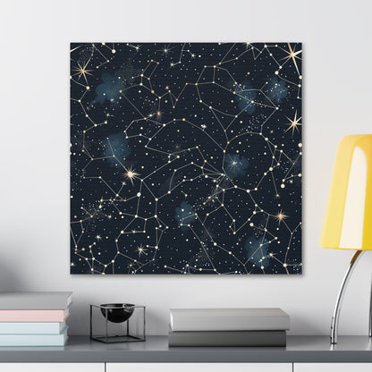 Starry Night Sky Canvas Print