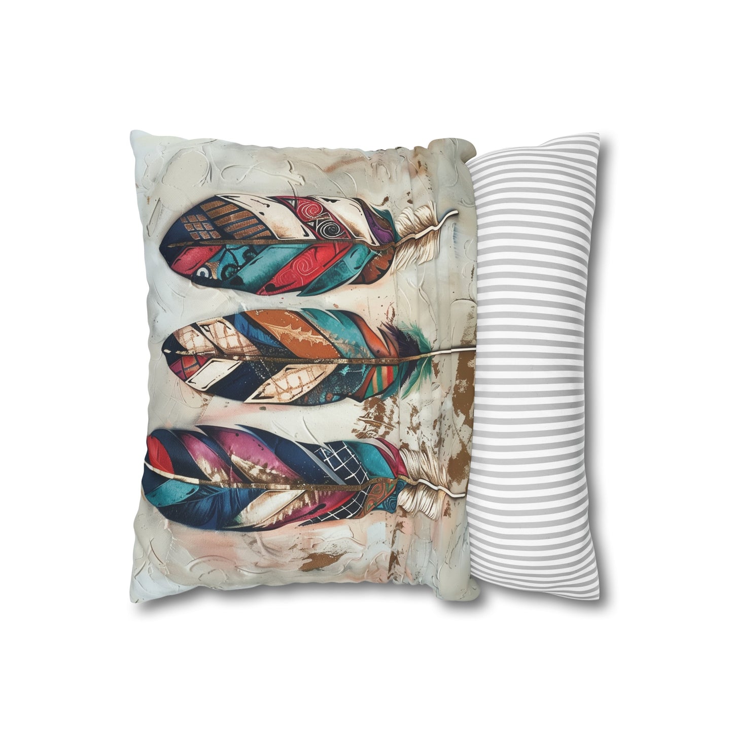 Boho Feathers Pillowcase - High-Quality and Stylish Design for All Seasons