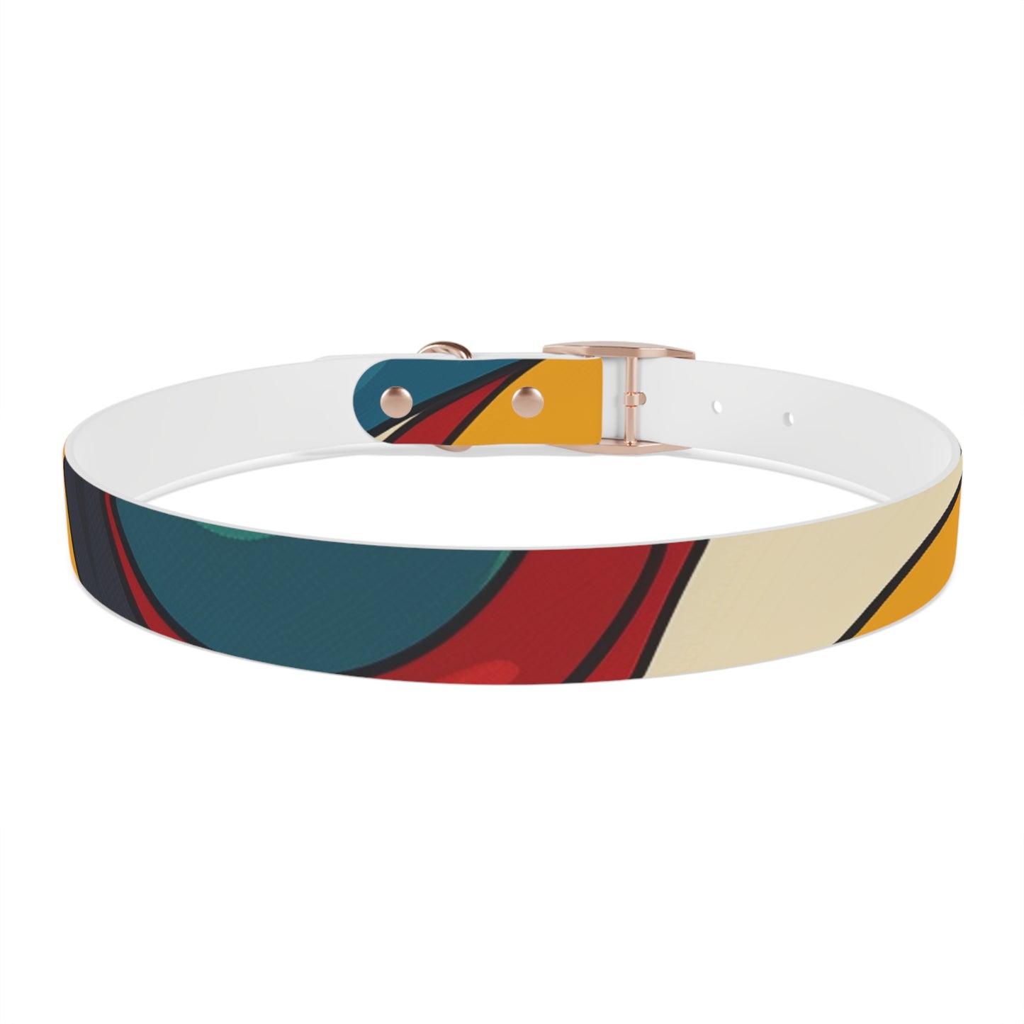 Retro Waves Dog Collar: Vibrant & Stylish