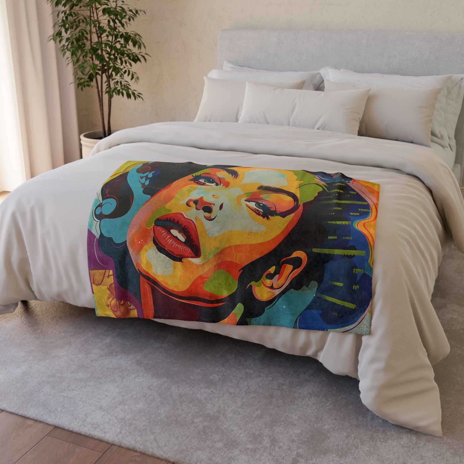 this blanket is not only a statement piece but also provides ultimate comfort. Embrace your artistic side and bring a pop of personality to your home decor with our Pop Art Pop Blanket.

Elevate your space with the bold and vibrant Pop Art Pop Blanket. Embrace artistic expression and add a touch of modern art to any room with this cozy and stylish throw. Perfect for snuggling up on the couch or adding a pop of color to your bedding