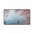 Cherry Blossoms Raining over City Skyline — XL & XXL Desk Mat — Gaming & Workspace Desk Setup View