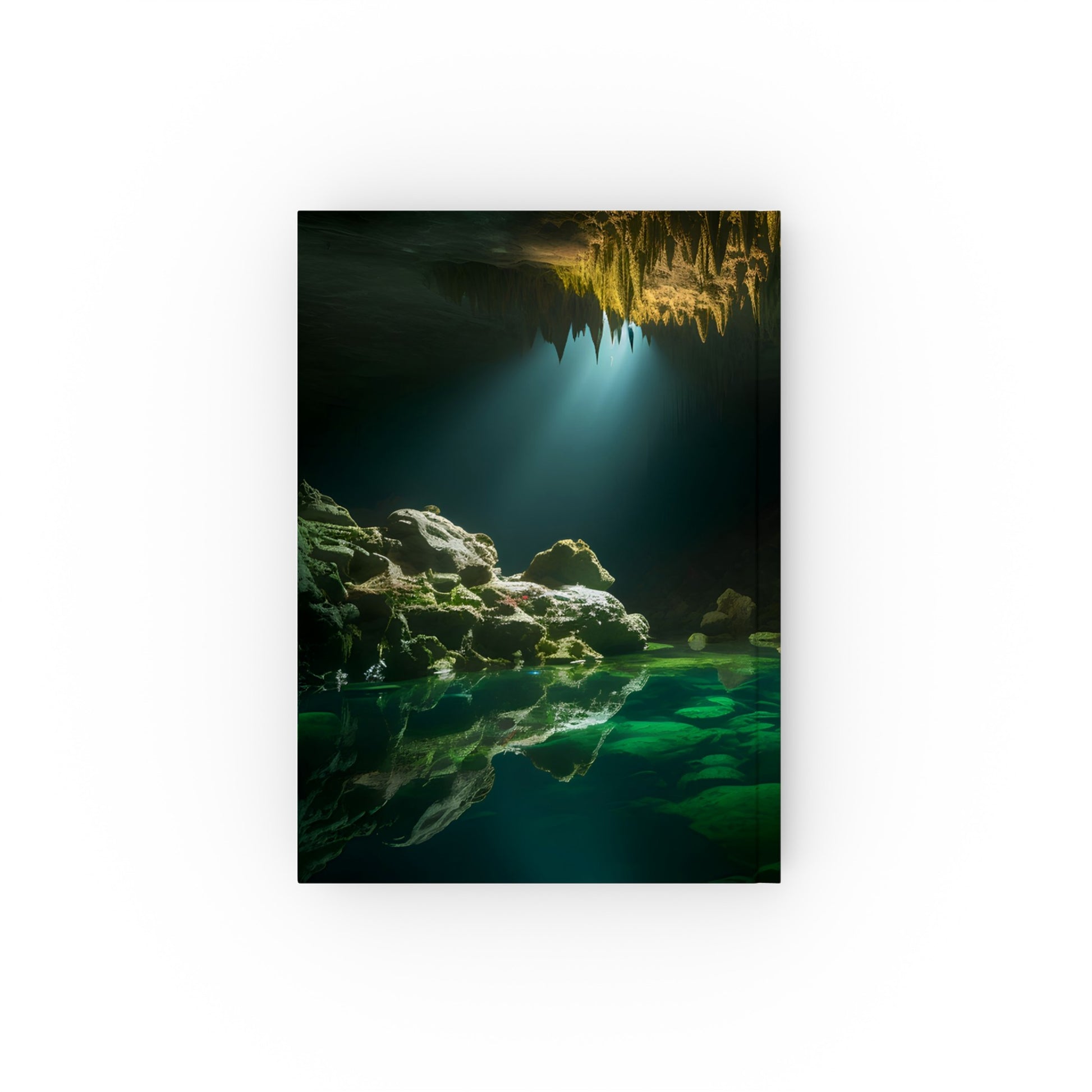 "Capture the magic of underground worlds with Cavern of Dreams journal - perfect for spelunking adventures and fantasy tales"