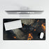 Lava Moth Resting on Burning Scroll (Edition II) — XL & XXL Desk Mat — Product Detail View 5
