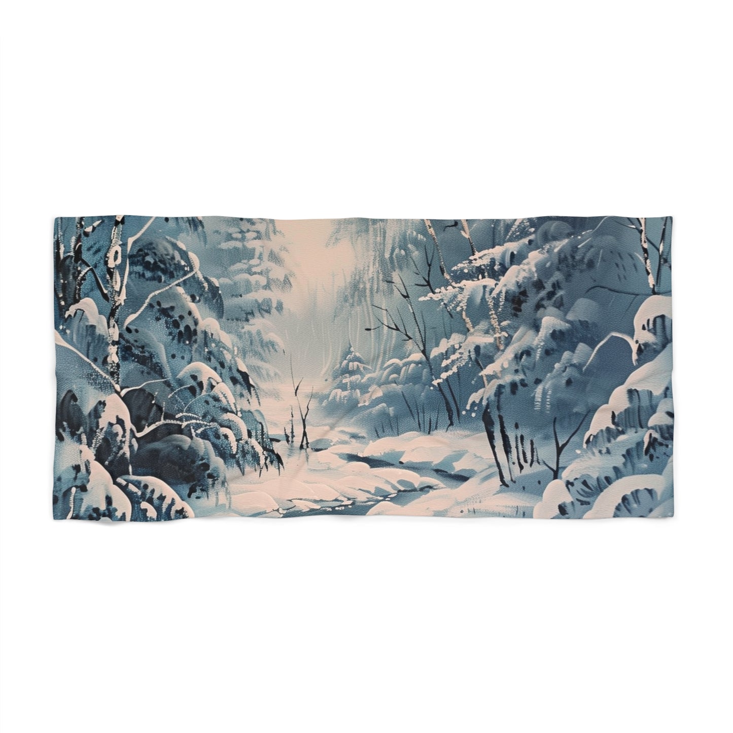 Winter Wonderland Beach Towel