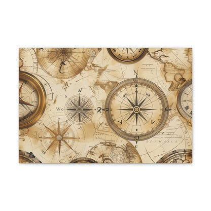 Vintage Maps Canvas Print