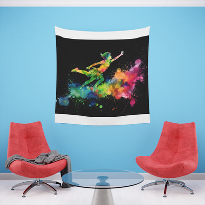 Neverland's Neon Glow: A Tapestry of Peter Pan's Watercolor Dreams

This | Wall Tapestry | All Over Print, AOP, Decor, Halloween, Home & Living, Home Decor, Indoor, Spring Essentials, Sublimation, Tapestry | Prints with Passion