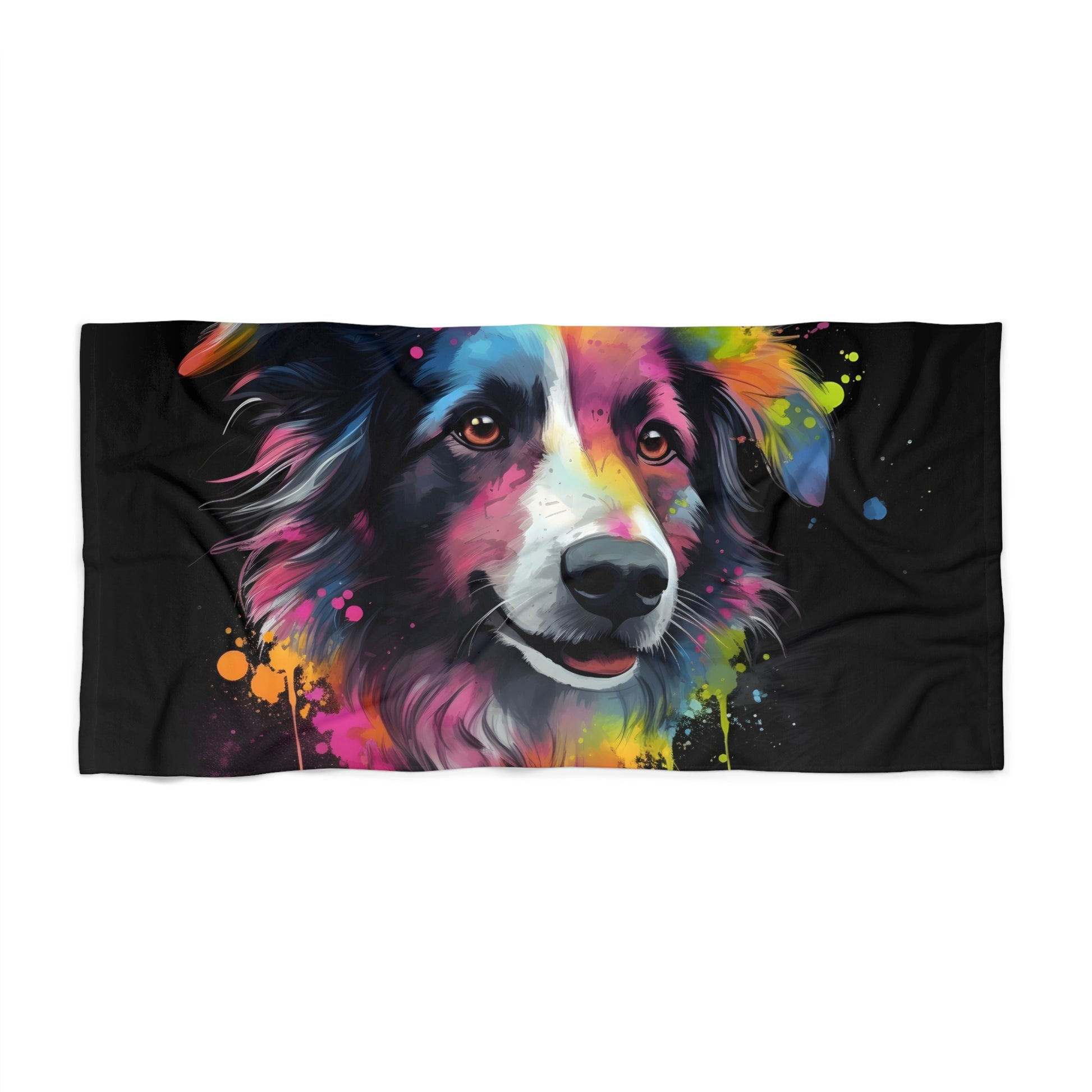 Cute Collie Beach Towel | Beach Towels | Bath, Bathroom, Home & Living, Seasonal Picks, Summer Challenge Picks, Towel, Towels | Prints with Passion