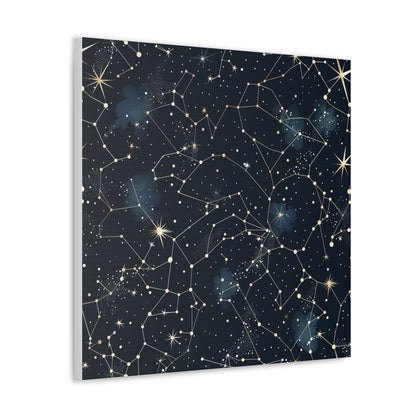 Starry Night Sky Canvas Print