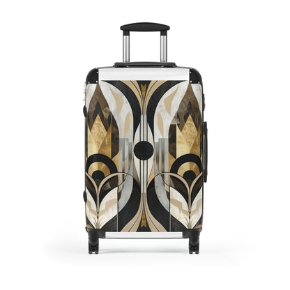 Abstract Deco Patterned Suitcase Collection