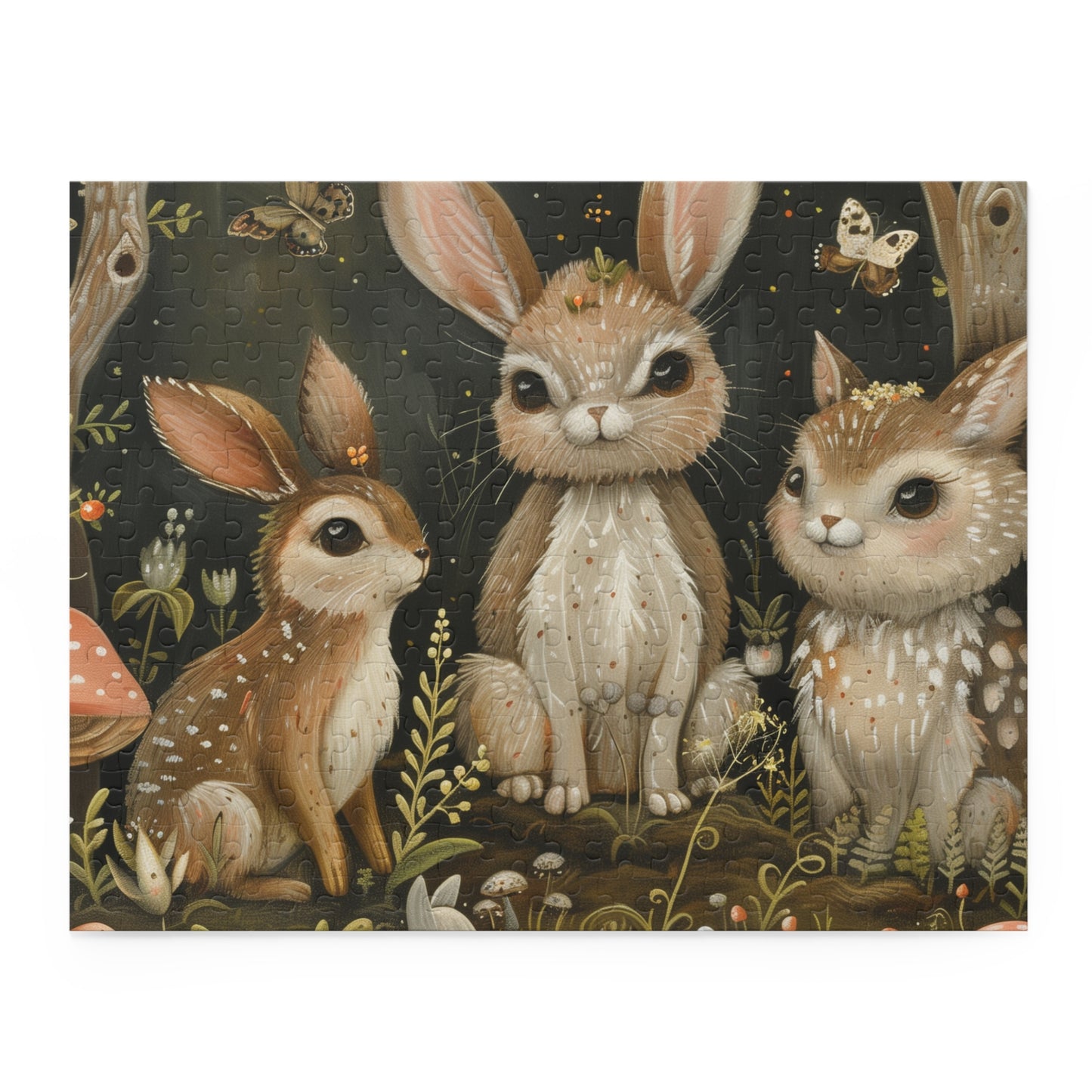 Enchanting Forest Friends Jigsaw Puzzle - Perfect for Nature Lovers, Fun for All Ages