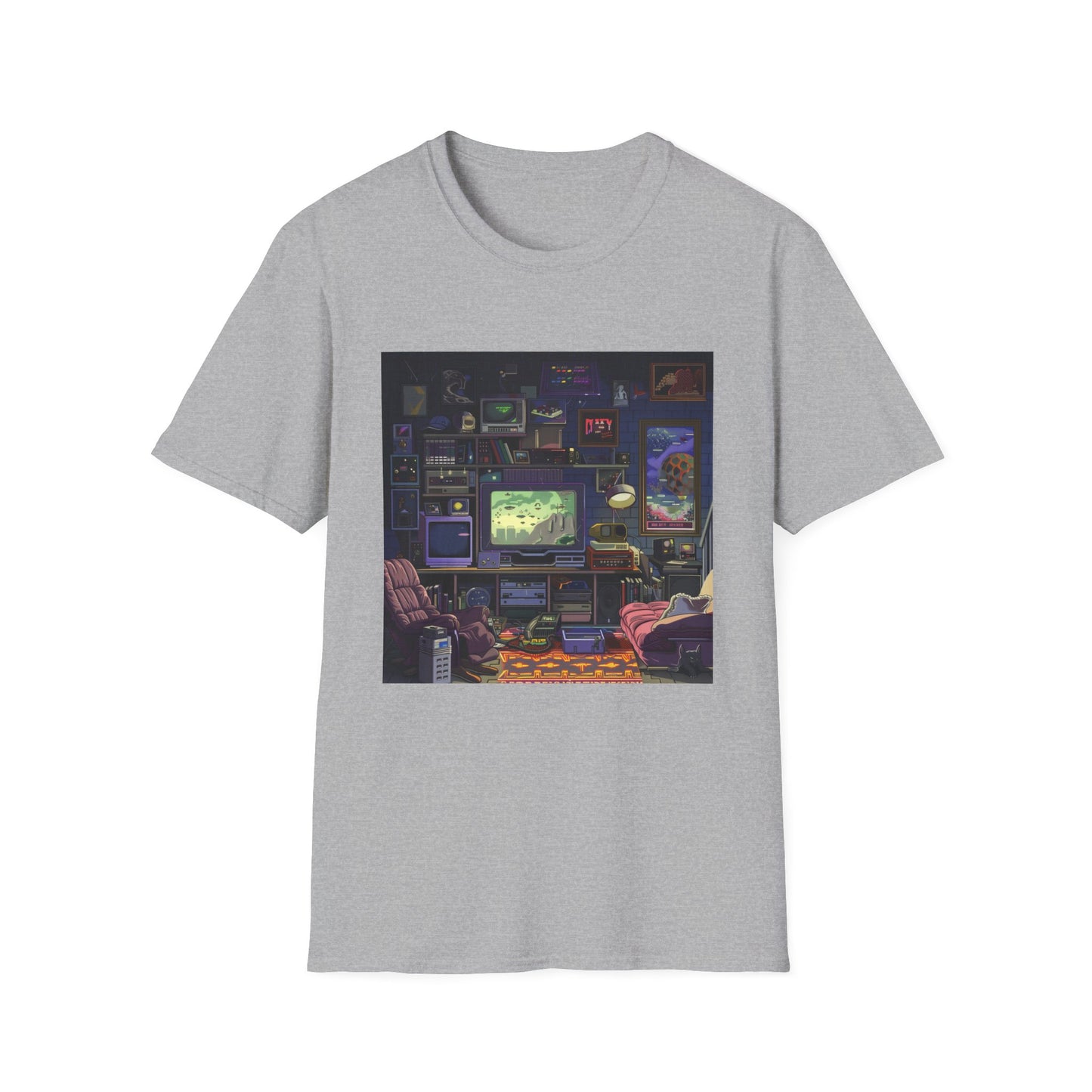 Pixel Power: Retro Gaming Nostalgia T-Shirt