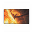 Solar Dragon Flying Between Suns — XL & XXL Desk Mat — Gaming & Workspace Desk Setup View