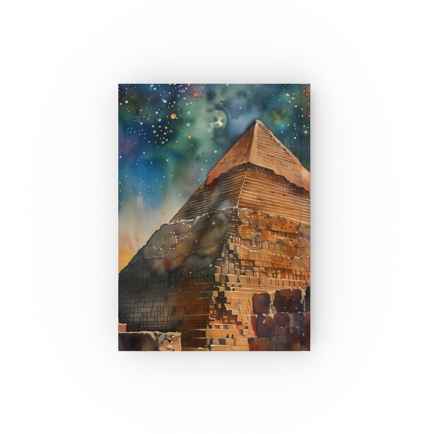 "Capture ancient wonders with this Egyptian Pyramids journal, perfect for travel memories and historical reflections. High-quality and stylish, makes a great gift!"