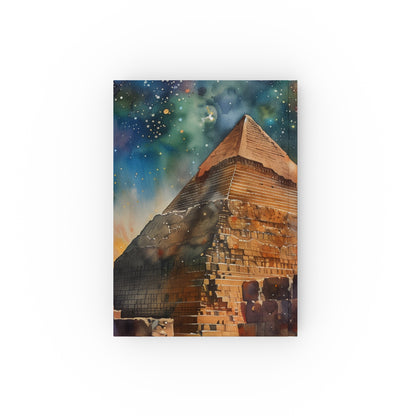 "Capture ancient wonders with this Egyptian Pyramids journal, perfect for travel memories and historical reflections. High-quality and stylish, makes a great gift!"