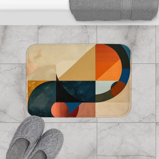 Geometric Harmony Bath Mat | Bath Mats | Bath, Bathroom, Home & Living, Indoor, Sublimation | Prints with Passion