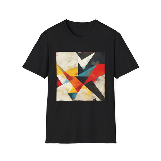 Geometric Symphony: Interwoven Worlds T-Shirt | T-Shirt | DTG, Men's Clothing, Regular fit, T-Shirts, Unisex, Women's Clothing | Prints with Passion