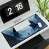 Portal Mirror Above Skyscrapers — XL & XXL Desk Mat — 3mm Non-Slip Natural Rubber Base Detail