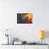 Vortex of Feathers and Starlight Stretched Canvas Wall Art